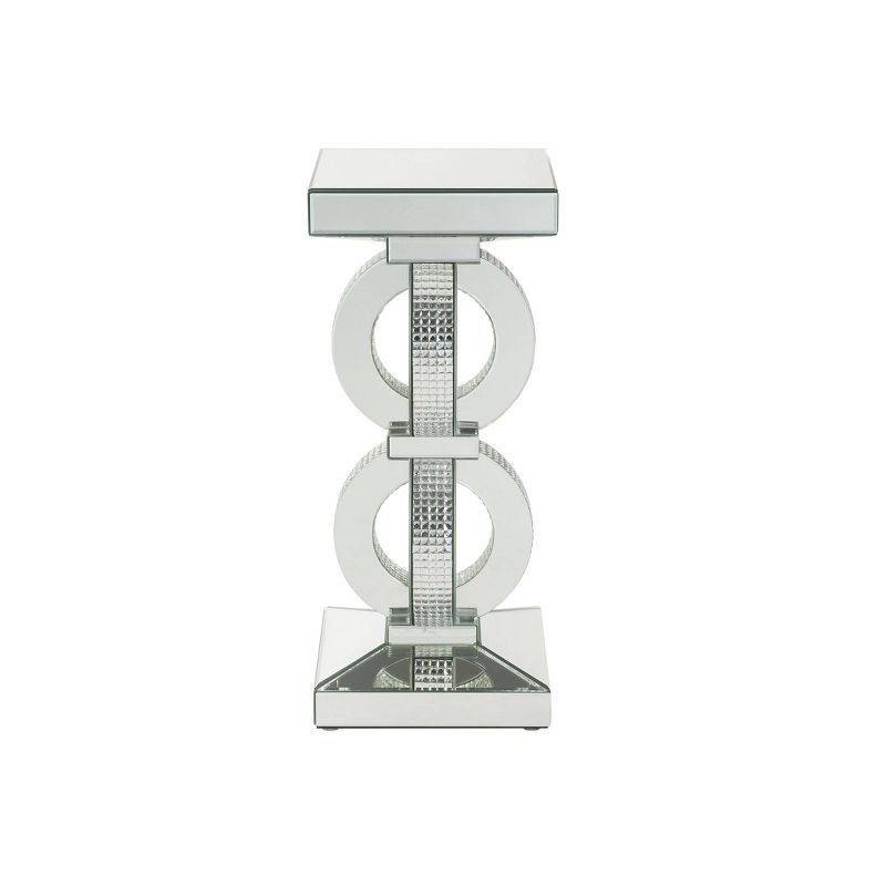 12" Ornat Accent Table Faux Square Diamonds - Acme Furniture