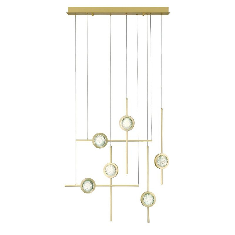 Eurofase Lighting Barletta 6 - Light Chandelier in  Gold