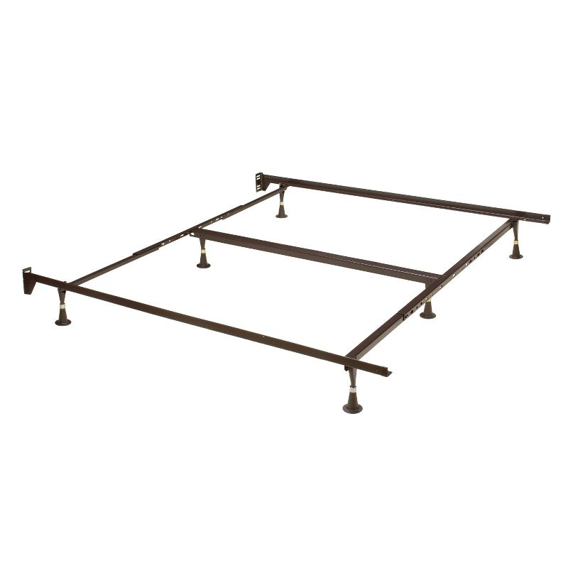 Queen Julien Bed Black - Hillsdale Furniture: Transitional Metal Frame, Spindle Headboard, Bedroom Furniture