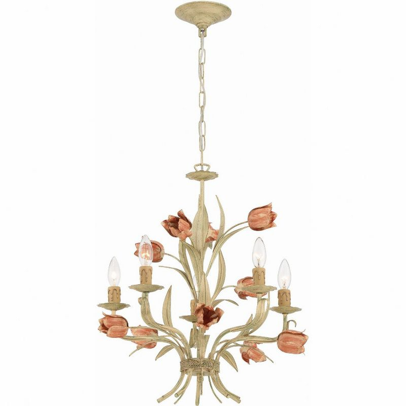 Crystorama Lighting Southport 5 - Light Chandelier in  Sage Rose