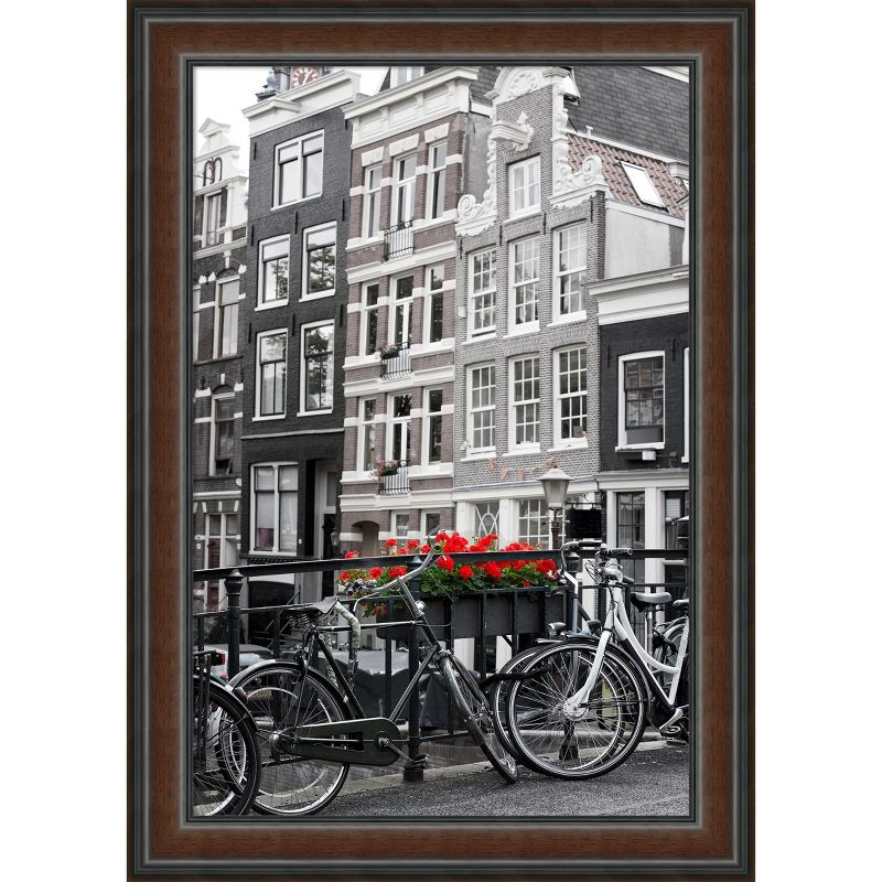 Amanti Art Cyprus Walnut Wood Picture Frame Opening Size 20x30 in.
