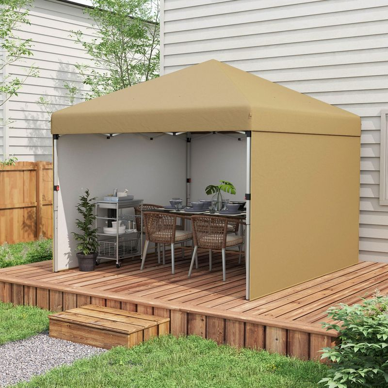 Outsunny 10 Ft. W x 10 Ft. D Steel Party Tent