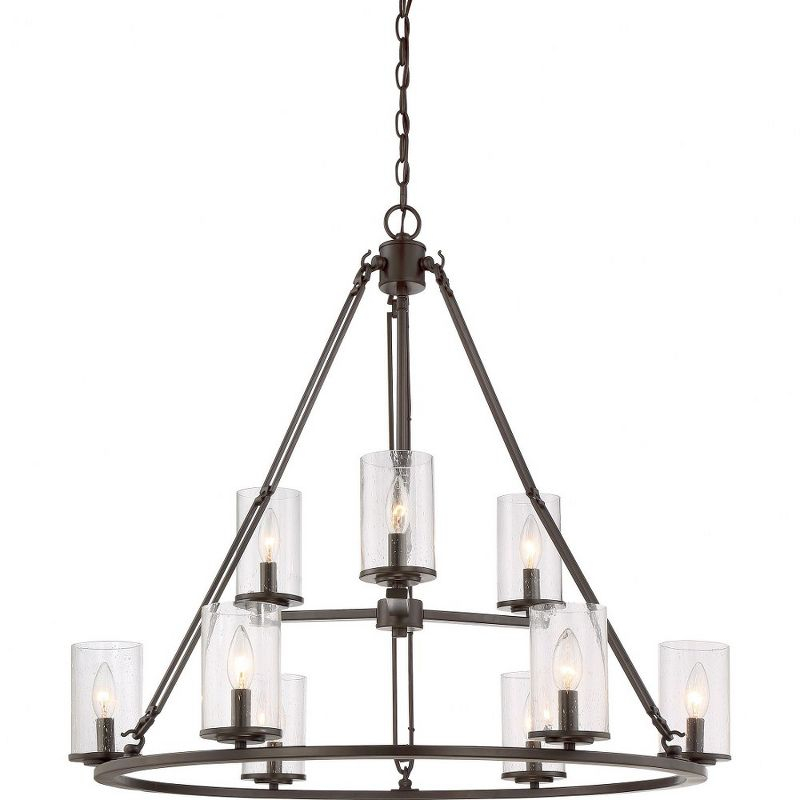 Quoizel Lighting Buchanan 9 - Light Chandelier in  Western Bronze