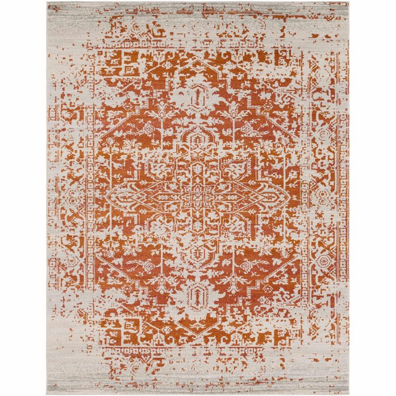 Hauteloom Rectangle Area Rug   Burgundy