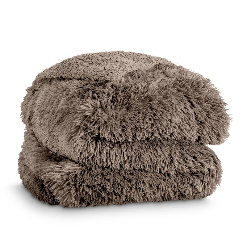 Bare Home Shaggy Faux Fur Sherpa Blanket