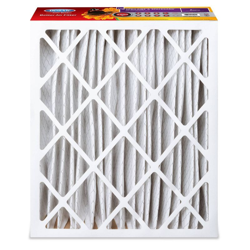 BestAir 2pk 20" x 25" x 6" Aprilaire & Spacegard Box Replacement Air Furnace Filter MERV 11: Space-Gard 2200, EPA Certified
