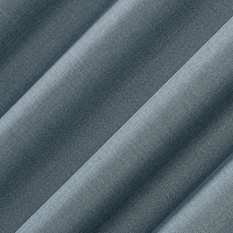 40"x84" No. 918 Light Filtering Semi-Sheer Joshua Heathered Texture Tab Top Curtain Panel Storm Blue: Transitional Decor