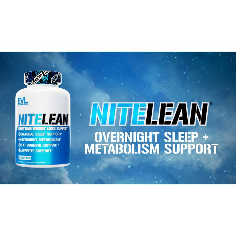 Evlution Nutrition NiteLean - Nighttime Weight Loss Support - 30 Servings