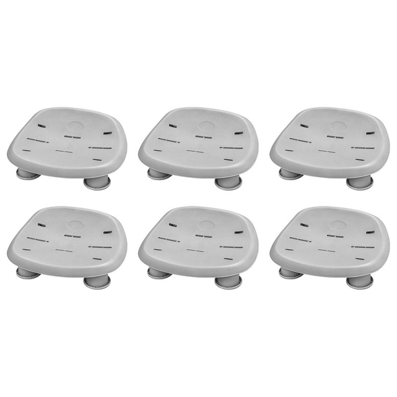 Bestway SaluSpa Honolulu AirJet Inflatable Hot Tub & 6 Pack SaluSpa Underwater Non Slip Pool/Spa Seat with Adjustable Legs & 6 Padded Headrest Pillows