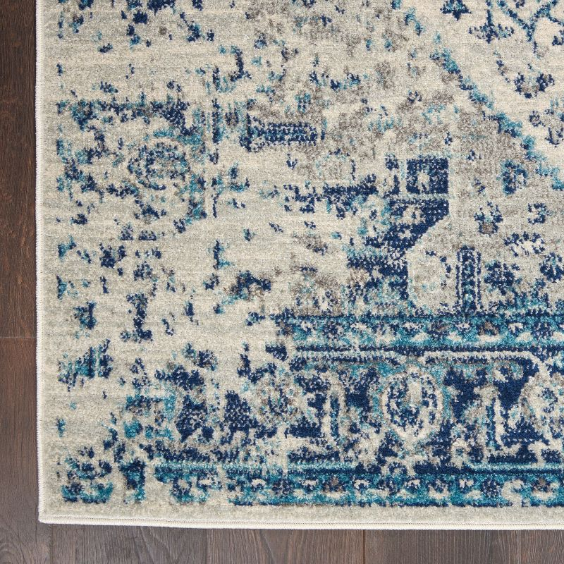 Nourison Tranquil Persian Indoor Rug Ivory Light Blue 5'3" x 7'3"