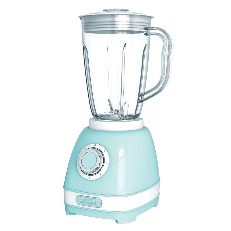 Brentwood 2-Speed Retro Blender with 50-Ounce Plastic Jar in Blue