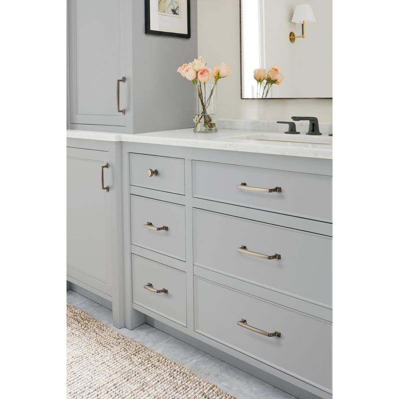 Amerock Westerly 6-5/16 inch (160mm) Center-to-Center Graphite Cabinet Pull
