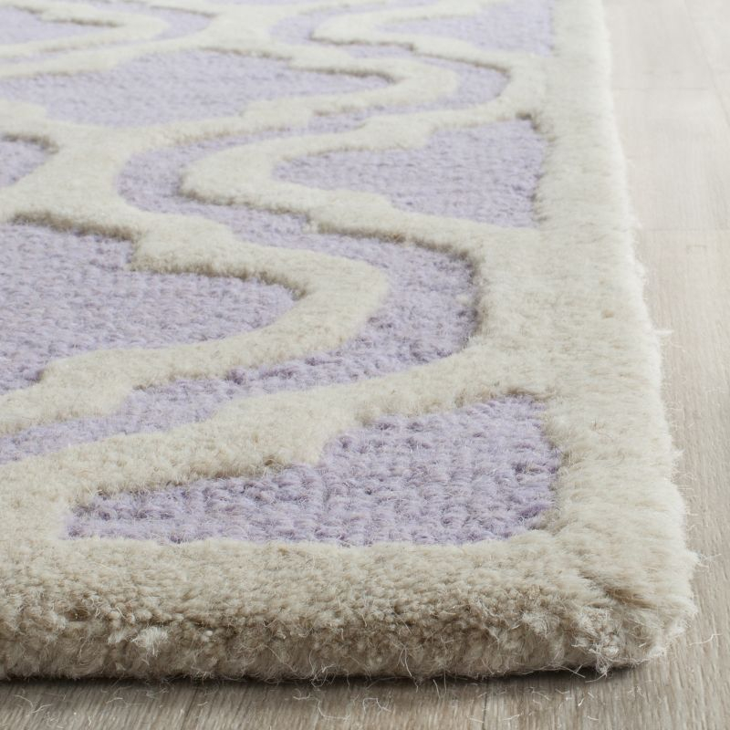 Cambridge CAM132 Tufted Indoor Area Rug - Lavander/Ivory - 9'x12' - Safavieh