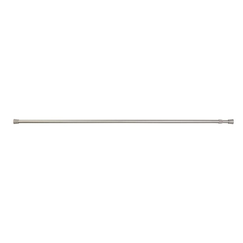 28"-48" Round Spring Tension Curtain Rod Nickel - Room Essentials™