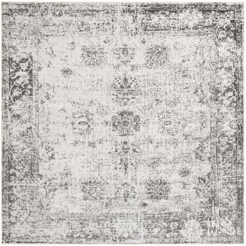 Unique Loom 8' 0 x 8' 0 Sofia Casino Gray Area Rug