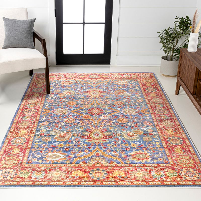 JONATHAN Y Irving Plum/Terracotta 4 ft. x 6 ft. Area Rug