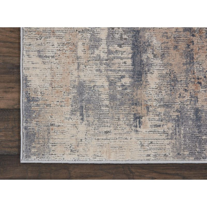 Nourison Rustic Textures Painterly Indoor Rug Beige/Grey 2'2" x 7'6"