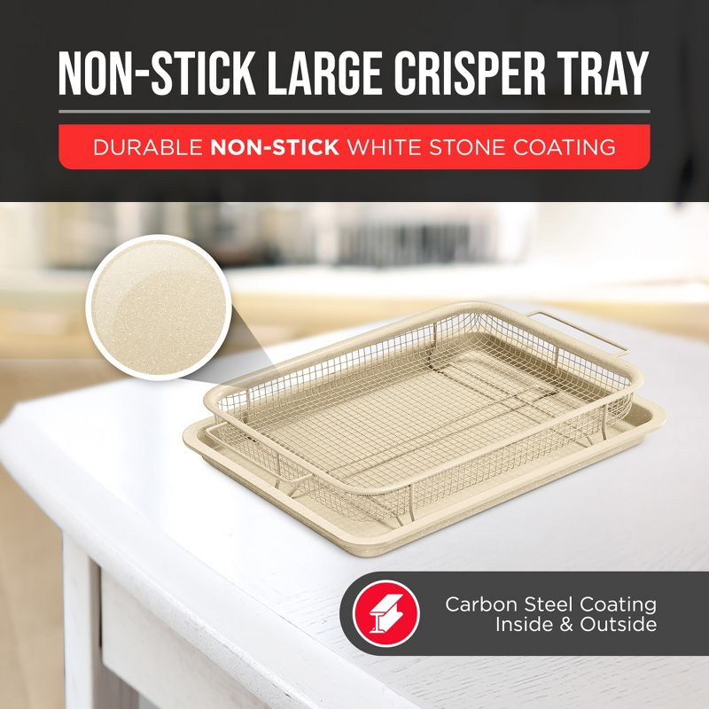Bakken- Swiss Crisper Tray - 2-Piece Set – White Marble