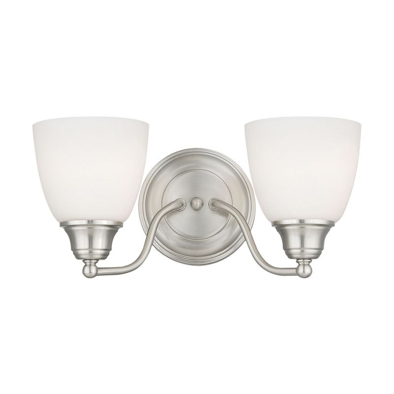 Livex Lighting Somerville 2 - Light Vanity in  Brushed Nickel