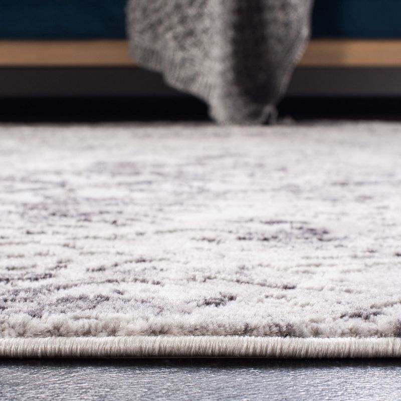 Amelia ALA783 Power Loomed Area Rug  - Grey/Light Grey - 3'x3' - Safavieh.