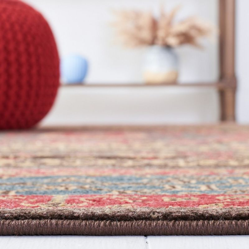 Mahal MAH620 Power Loomed Indoor Area Rug - Navy/Red - 5'1"x7'7" - Safavieh.