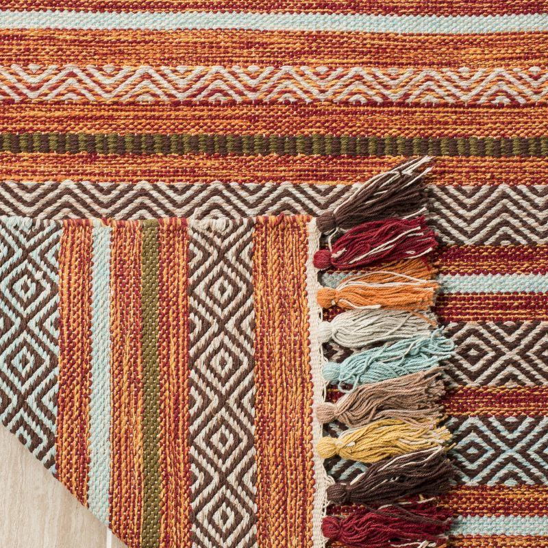 Montauk MTK901 Hand Woven Indoor Area Rug - Rust/Multi - 8'x10' - Safavieh.