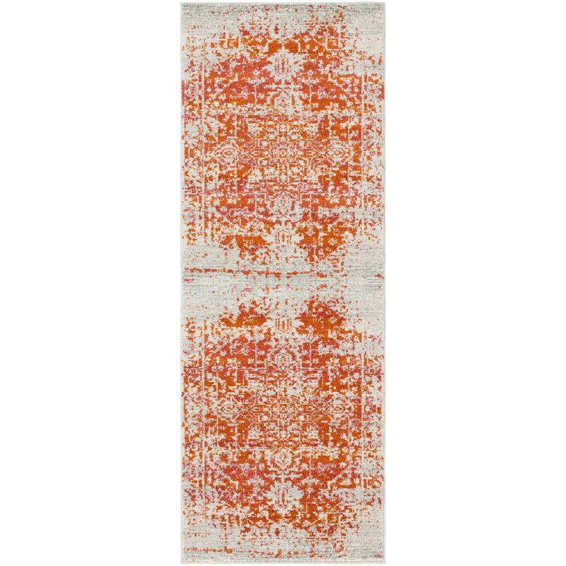 Livabliss 2'7"x7'3" Worsham Traditional Rug Orange