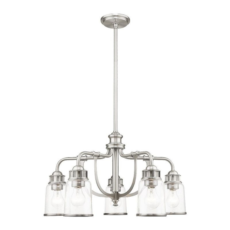 Livex Lighting Lawrenceville 5 - Light Chandelier in  Brushed Nickel