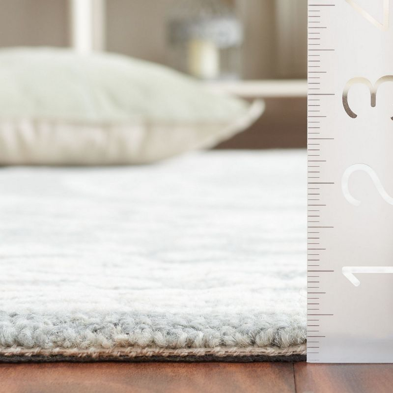 Ebony EBN306 Hand Tufted Accent Rug - Ivory/Grey - 3'x5' - Safavieh.