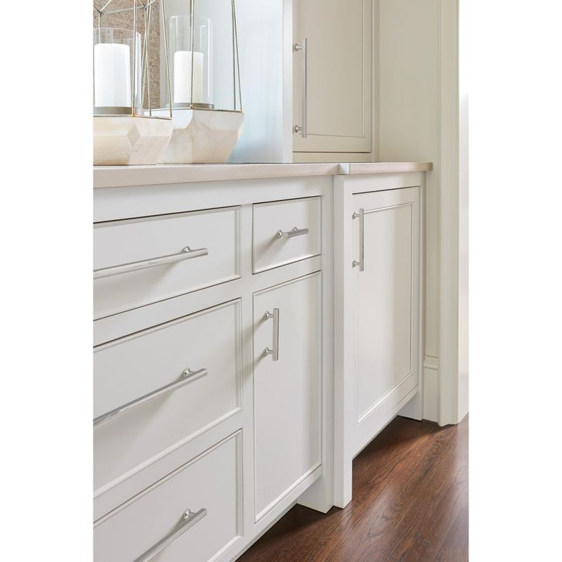 Amerock Everett 6-5/16 inch (160mm) Center-to-Center Polished Nickel Cabinet Pull