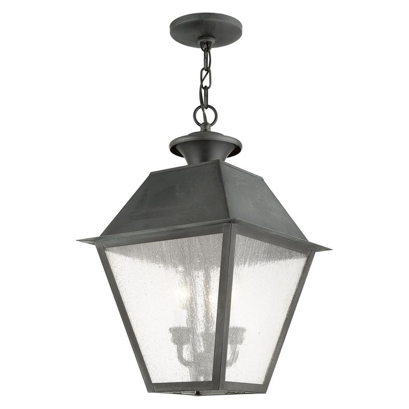 Livex Lighting Mansfield 3 - Light Pendant in  Charcoal