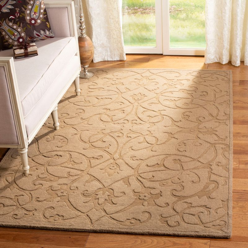 Impressions IM341 Hand Loomed Area Rug - Light Brown - 7'6"x9'6" - Safavieh.