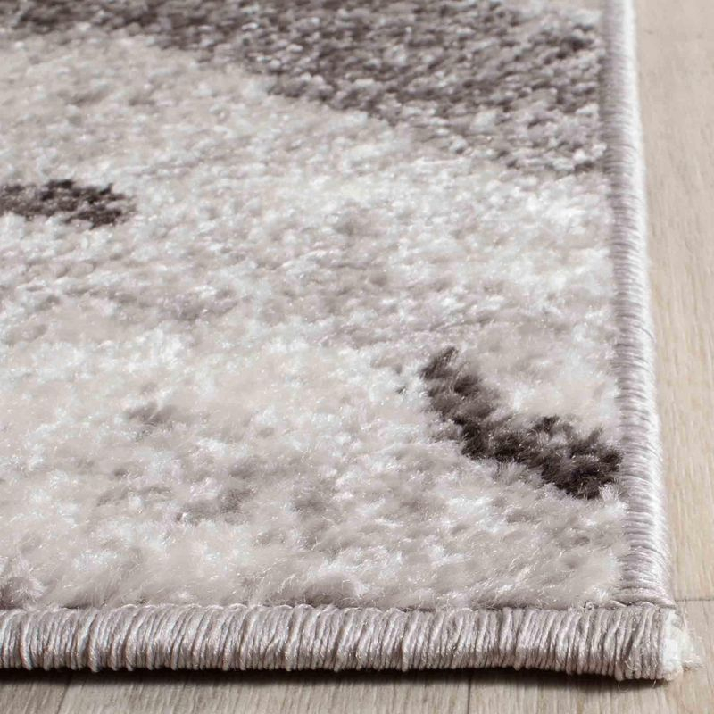 Adirondack ADR121 Power Loomed Accent Rug - Silver/Charcoal - 2'6"x4' - Safavieh.