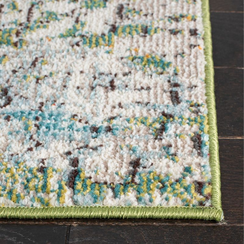 Madison MAD460 Power Loomed Indoor Area Rug - Green/Turquoise - 10'x14' - Safavieh