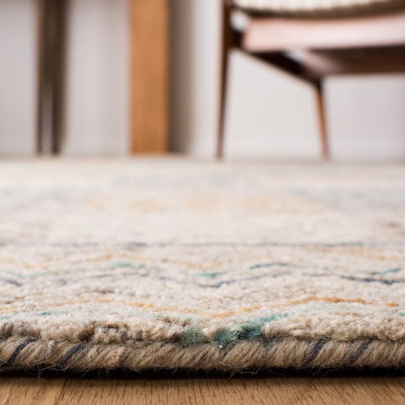 Aspen APN291 Hand Tufted Area Rug  - Blue/Gold - 3'x5' - Safavieh.