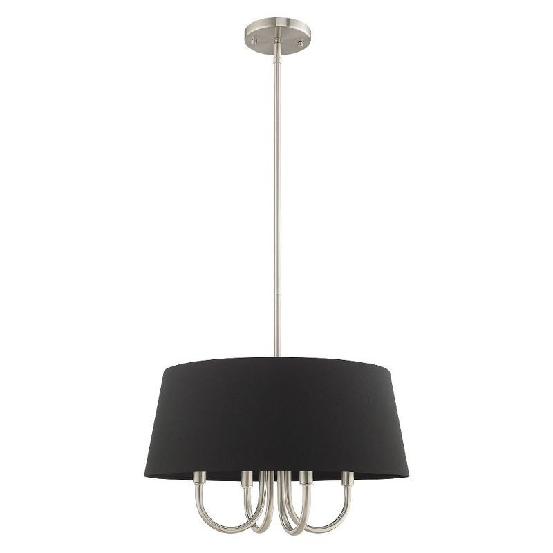 Livex Lighting Belclaire 4 - Light Chandelier in  Brushed Nickel