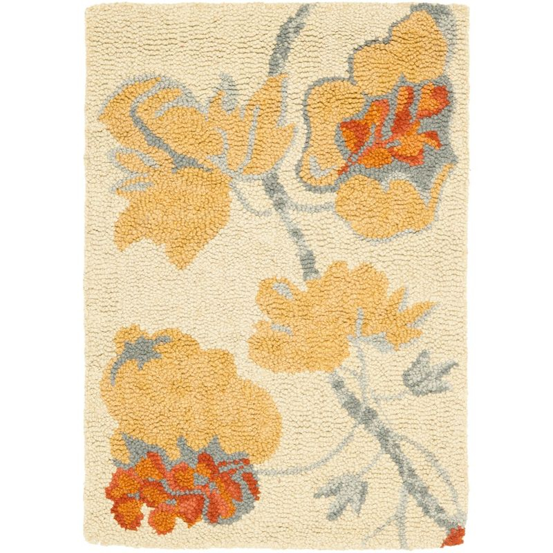 Blossom BLM922 Hand Hooked Accent Rug - Beige/Multi - 2'x3' - Safavieh.