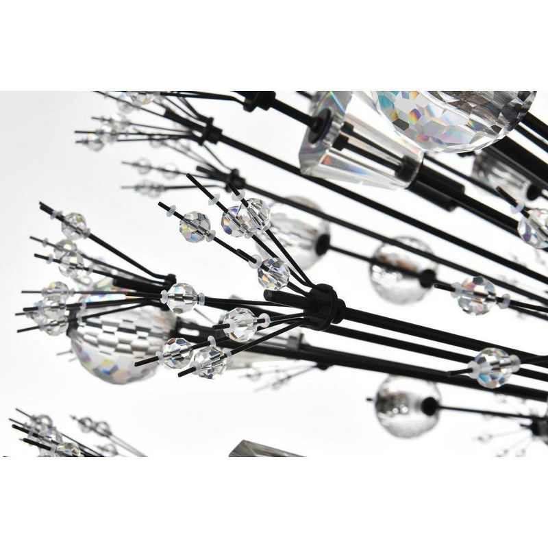 Elegant Lighting Vera 38 - Light Pendant in  Black