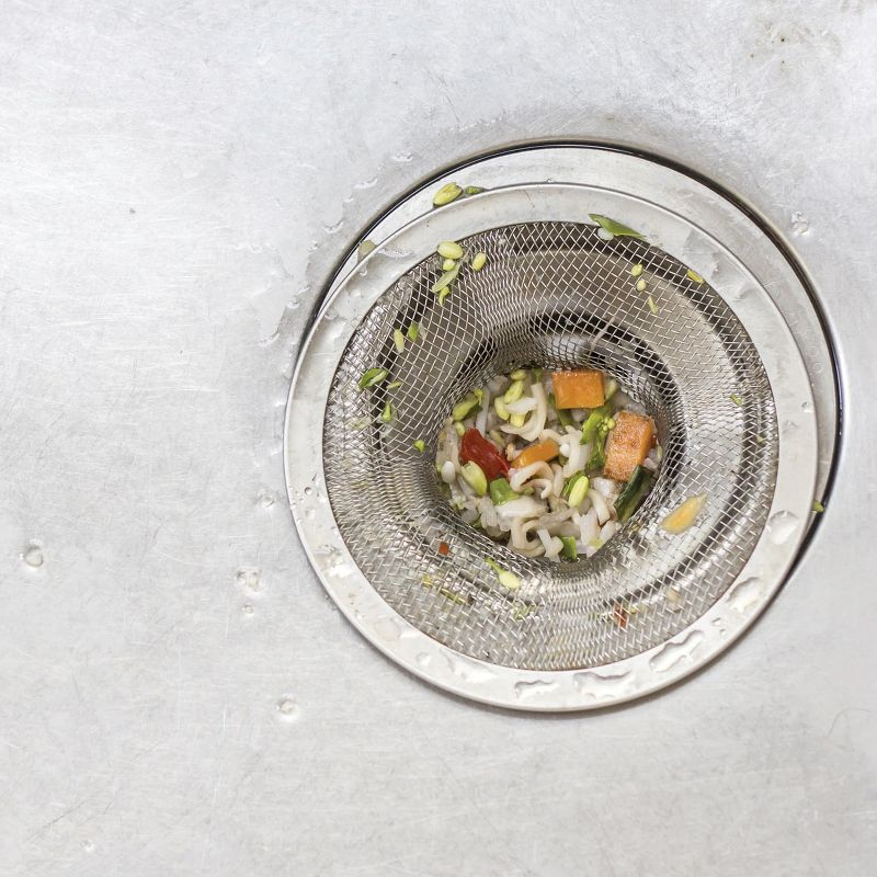 Better Houseware Stainless Steel Mesh Sink Strainer in Silver