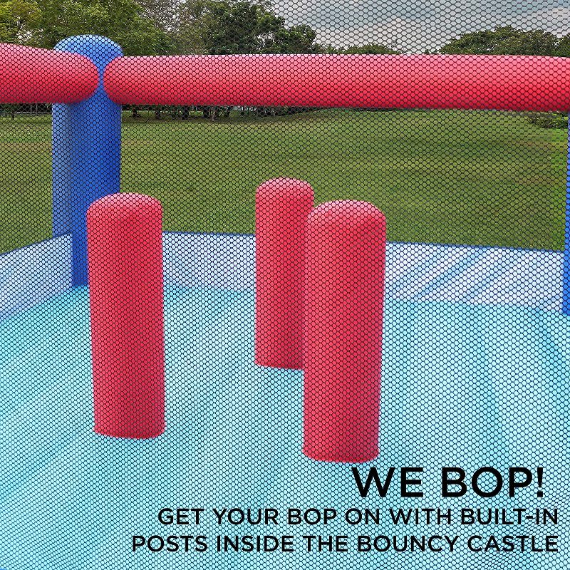 Sunny & Fun Inflatable Bounce House, Blue Bouncy Jump Castle