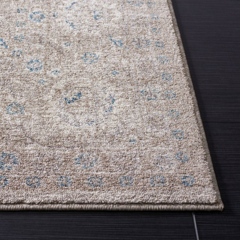 Sofia SOF330 Power Loomed Area Rug - Tan/Blue - 8'9"x11'9" - Safavieh.