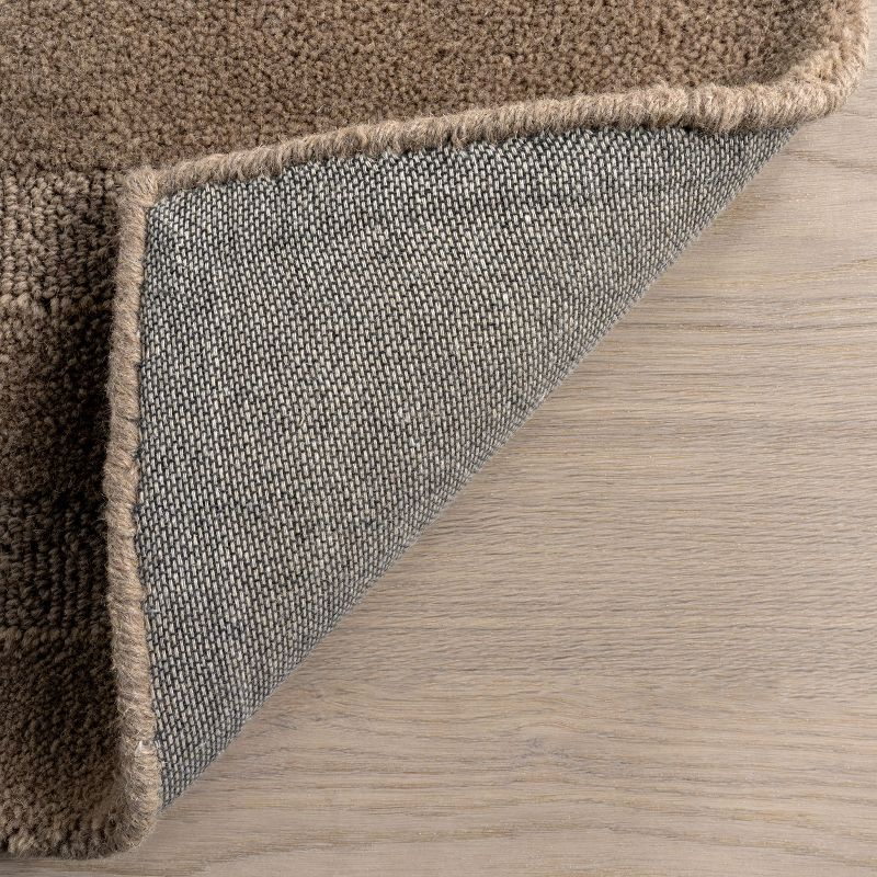 Nuloom Vestry Striped Wool Area Rug, 6' x 9', Brown