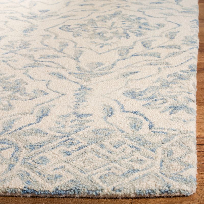 Dip Dye DDY901 Hand Tufted Indoor Runner - Light Blue/Ivory - 2'3"x8' - Safavieh