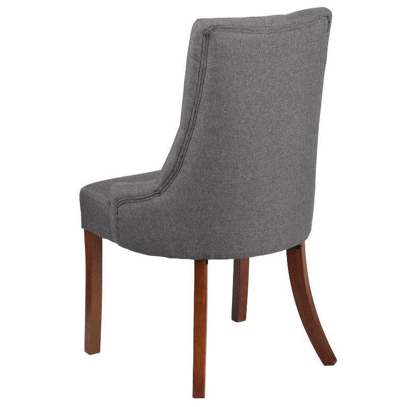 Flash Furniture HERCULES Paddington Series Gray Fabric Tufted Chair