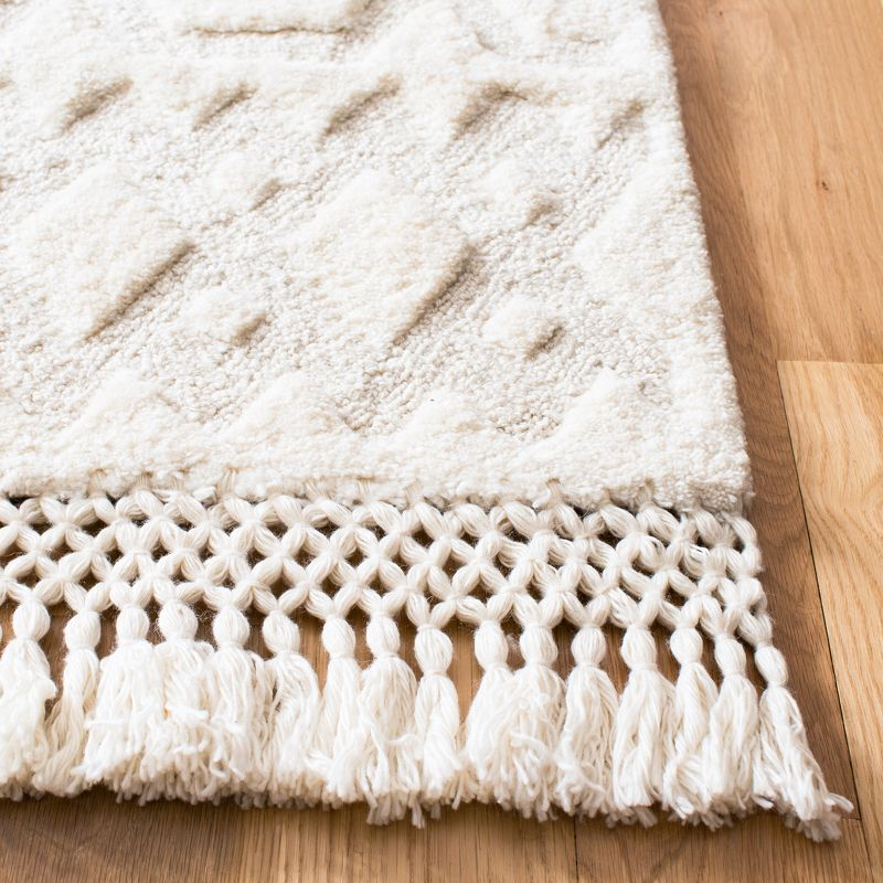 Casablanca CSB651 Hand Tufted Indoor Area Rug - Ivory - 6'x9' - Safavieh
