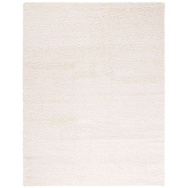 Santa Monica Shag SGN725 Power Loomed Indoor Area Rug - Ivory - 9'x12' - Safavieh