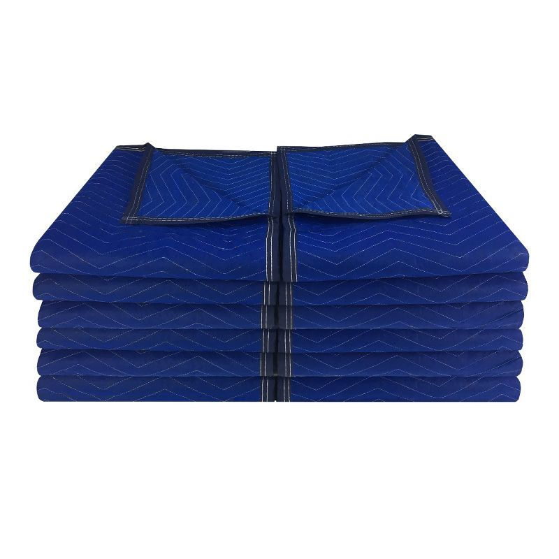 UBMOVE Pack of 12 Moving Blankets 72" x 80" 43lbs/Dozen Quilted Pads