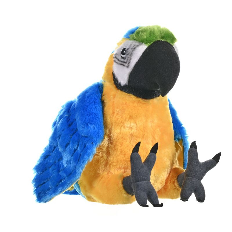 Wild Republic Cuddlekins Blue & Yellow Macaw Stuffed Animal, 12 Inches