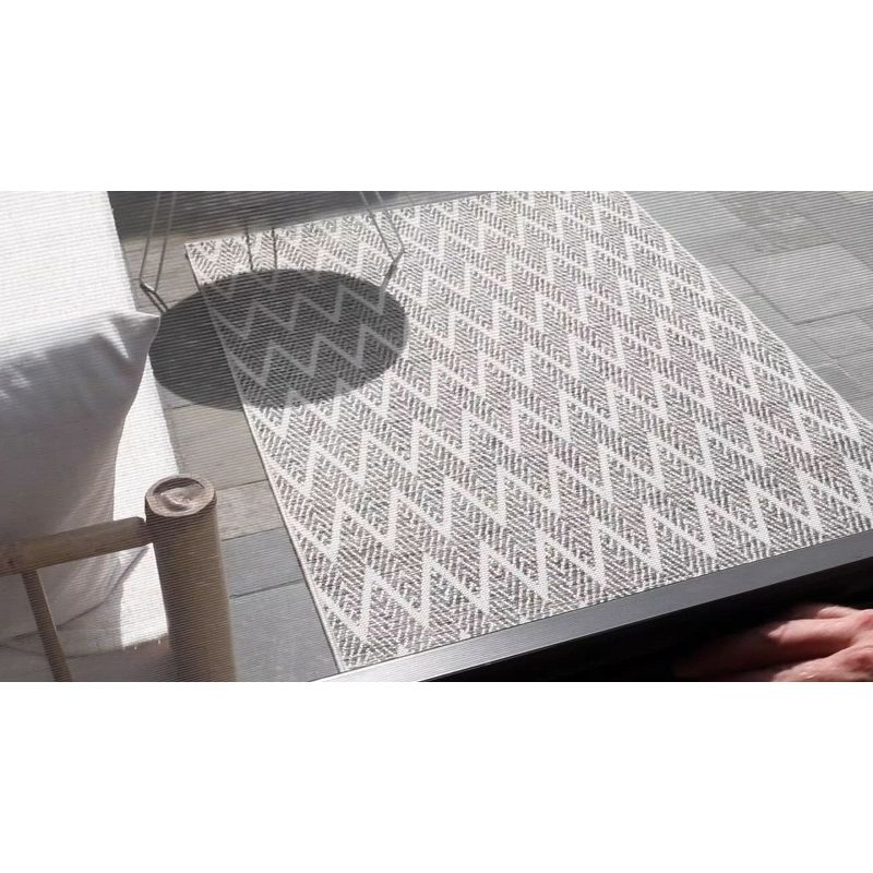 7'10" x 10' Renwick Textured Rectangular Indoor/Outdoor Rug Beige - Balta Rugs: Machine Made, Stain-Resistant, OEKO-TEX Certified