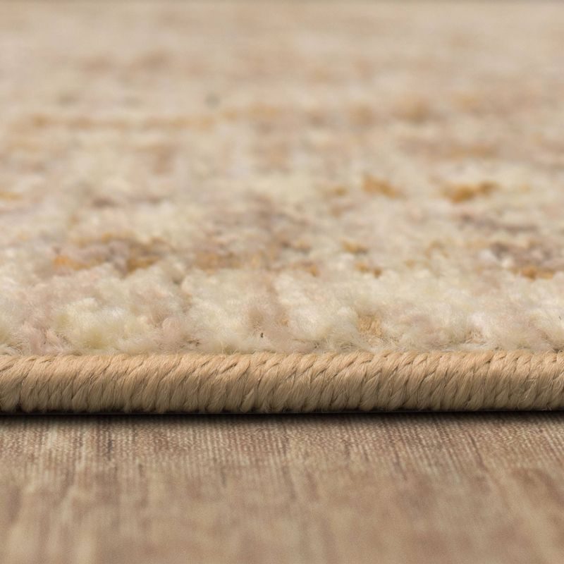 7'X10' Vintage Tufted Distressed Area Rug Tan - Threshold™